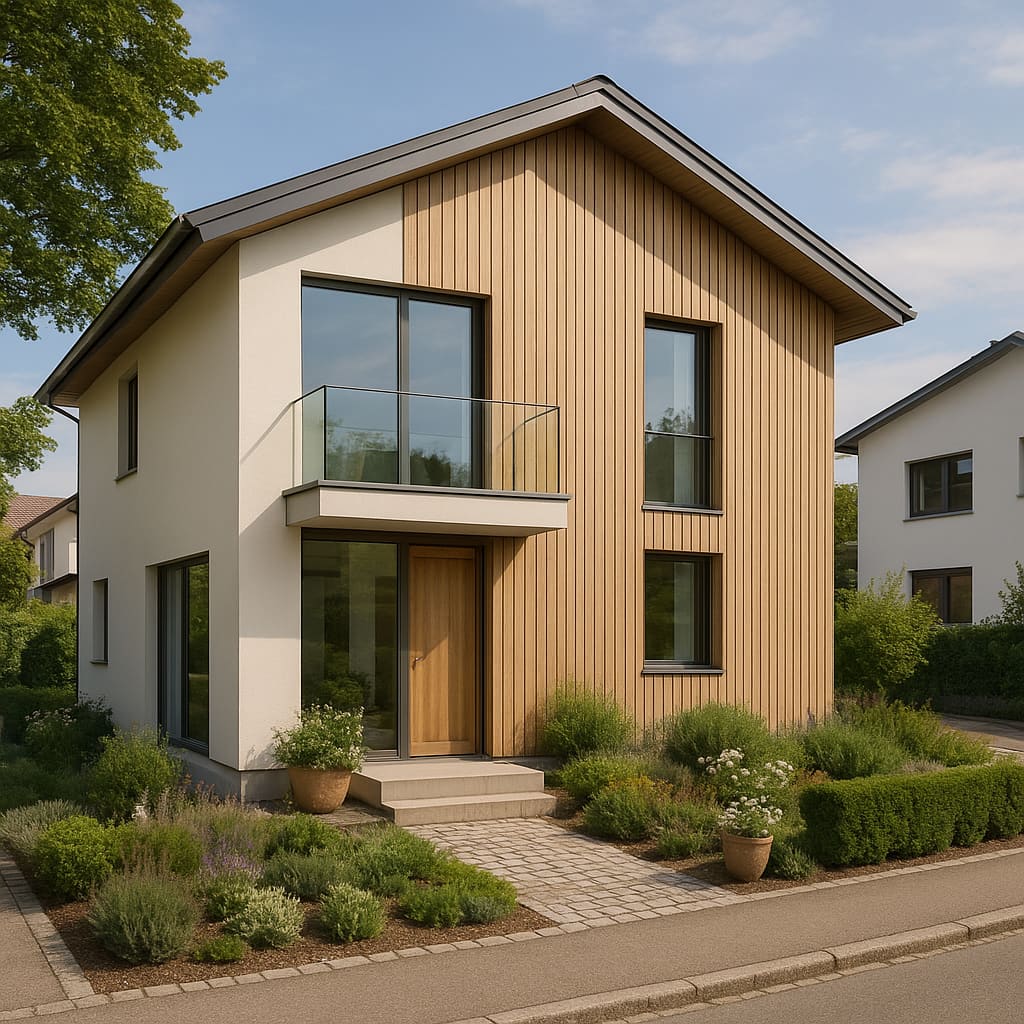 Helles Gästehaus in einem Zürcher Wohnquartier